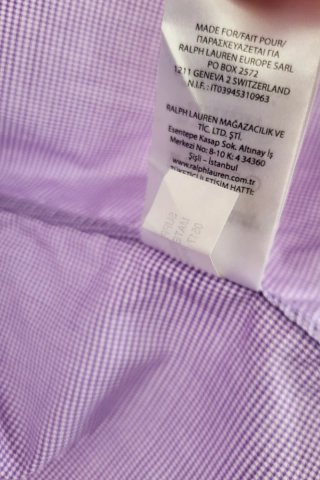 Camisa Ralph Lauren Camisa Morada.