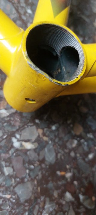 Cuadro Bici Mendiz Amarillo