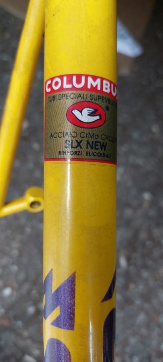 Cuadro Bici Mendiz Amarillo