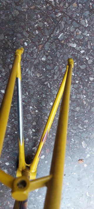 Cuadro Bici Mendiz Amarillo