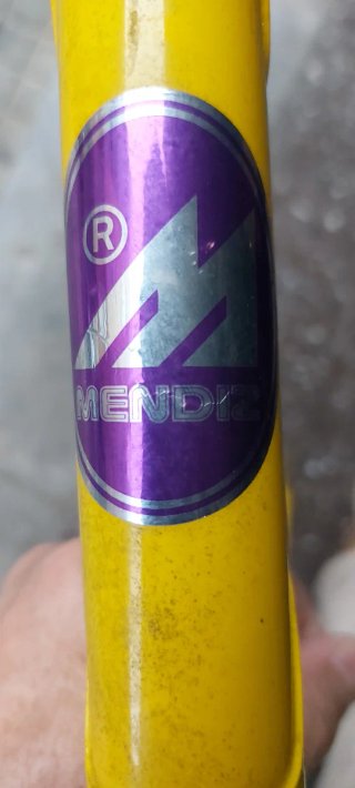 Cuadro Bici Mendiz Amarillo