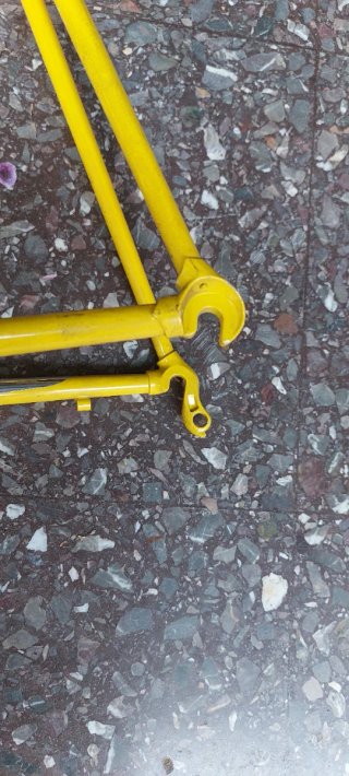 Cuadro Bici Mendiz Amarillo