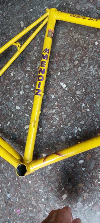 Cuadro Bici Mendiz Amarillo