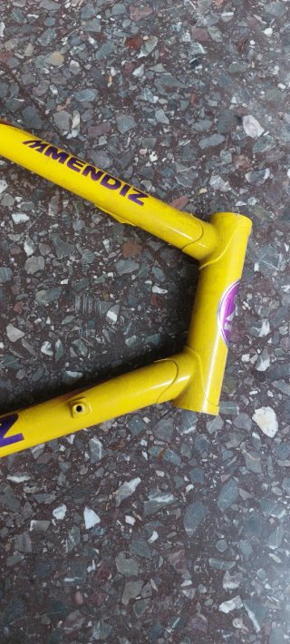 Cuadro Bici Mendiz Amarillo