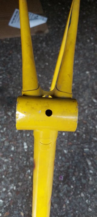 Cuadro Bici Mendiz Amarillo