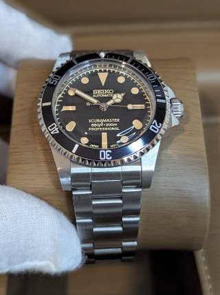 Reloj Seiko Mod Scubamaster Vintage Negro