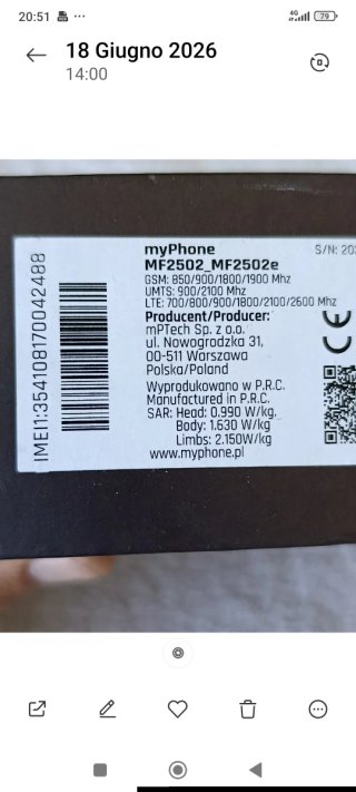 myPhone BUENO LTE Praline Collection