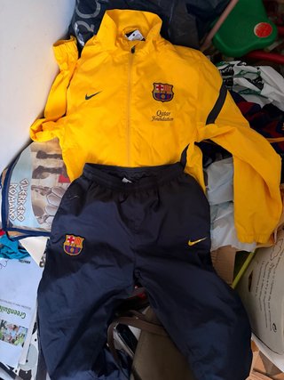 Conjunto chándal Barcelona Oficial niño