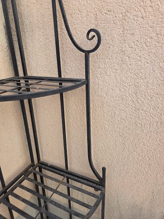 Estanterías metálicas de jardín (2 unidades)