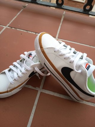 Zapatillas Nike Blancas y Marrones
