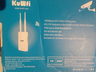 Router 4G LTE KuWFi Exterior/Interior SIM
