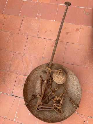 Balanza romana antigua