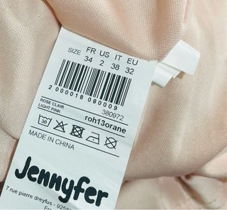 Vestido rosa lentejuelas Jennyfer T.34