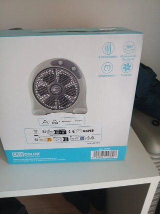 Ventilador Cris Color Saint Tropez 25cm