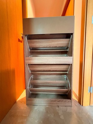 Mueble Zapatero Madera y Metal