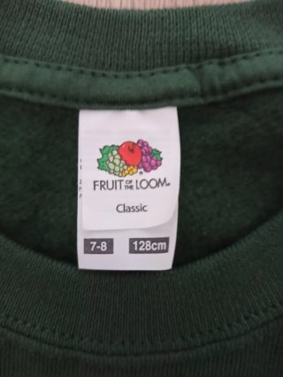 Sudadera Fruit of the Loom Verde Oscuro