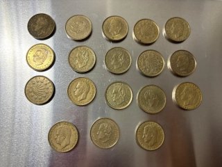 Lote 18 monedas 100 pesetas Juan Carlos I