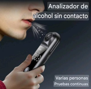Alcoholímetro sin contacto recargable usb
