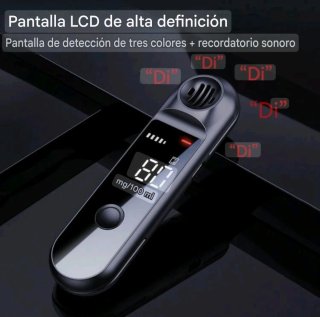Alcoholímetro sin contacto recargable usb