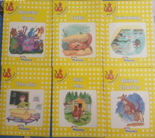 Lote seis libros de Jolly Phonics