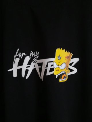 Camiseta Bart Simpson Censored Talla XL
