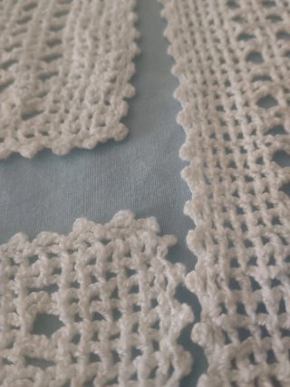 Lote Vintage Crochet Hecho a Mano