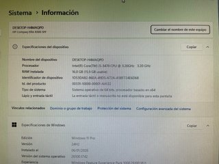 PC HP 8300 SFF i5 SSD 16GB RAM