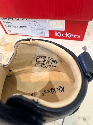 Botas Kickers Piel Bebé Talla 18 Nuevas