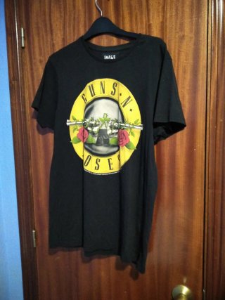 Camiseta Guns N' Roses Negra Talla L/XL
