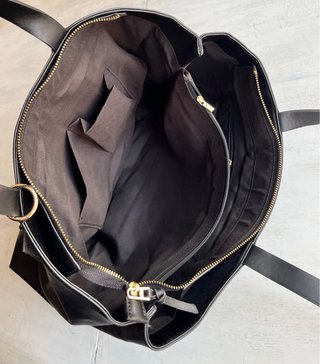 Bolso shopper negro PACOMARTINEZ NUEVO etiqueta