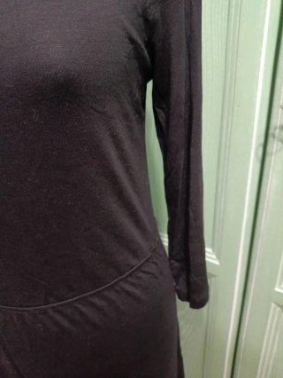 Vestito nero Koan con strass