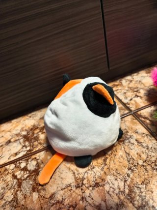Peluche Gato Reversible Dos Caras