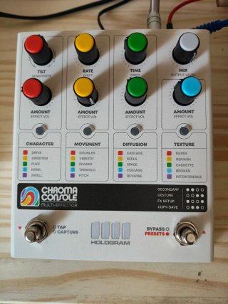 Hologram Chroma Console Multi-Effectos