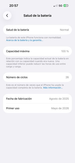 iPhone 16 verde agua  128GB leer!