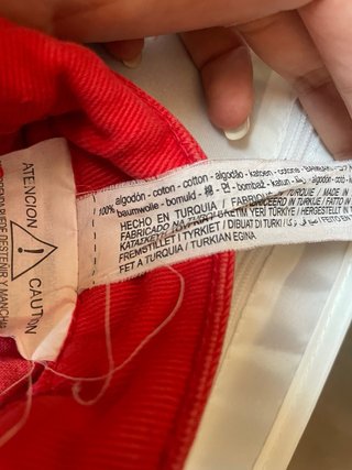 Shorts Rojos Deshilachados