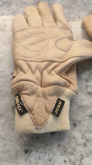 Guantes de piel y goretex Juba Sasatex