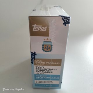 Topps Team Set Argentina 2026 caja 6 sobres