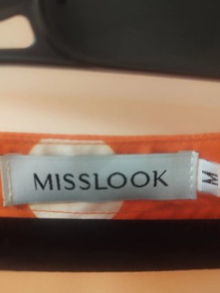 Vestido naranja lunares MISSLOOK Talla M