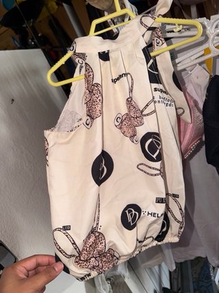 Top sin mangas con estampado de osos 100 cm