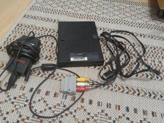 Consola Sony PS2 Slim Negra