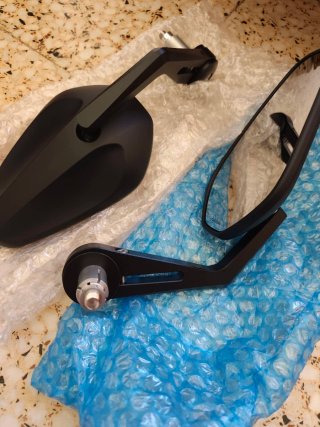 Espejos Manillar Moto Negros