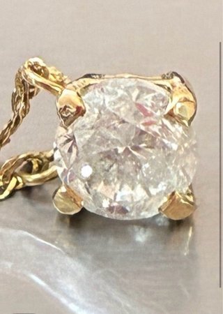 Punto de Luz Oro 18k Diamante 1.00 Ct Natural