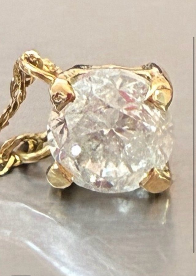 Punto de Luz Oro 18k Diamante 1.00 Ct Natural