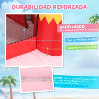 Castillo Hinchable Flamenco con Tobogán
