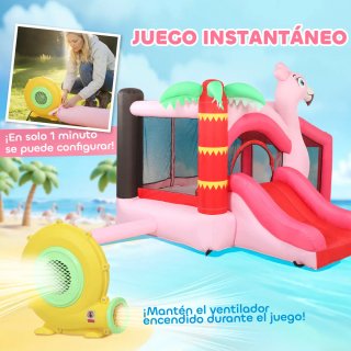 Castillo Hinchable Flamenco con Tobogán