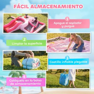Castillo Hinchable Flamenco con Tobogán