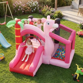 Castillo Hinchable Flamenco con Tobogán