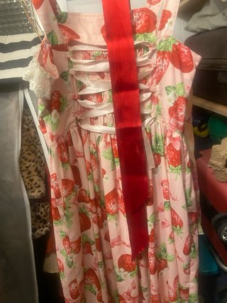 Vestido Lolita Fresas y Encaje
