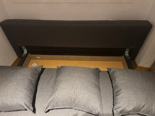 Sofá Cama 3 Plazas ÄLVDALEN Gris