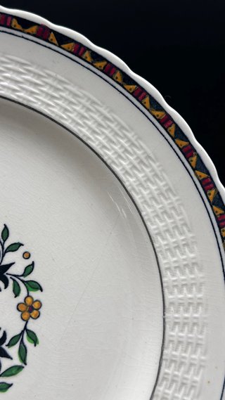 Coppia Piatti Minton Ironstone Vintage 26/22 cm